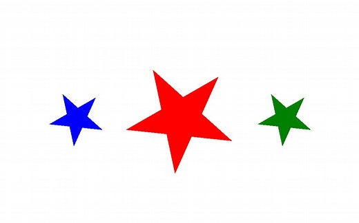 Python实例_五角星函数