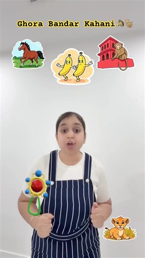 Ghoda Bandar Sher Story Rhyme | Funny Hindi Kids Song | Animal Adventure Rhyme