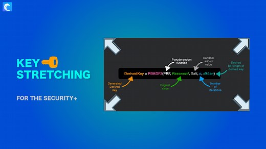 Key stretching concepts and algorithms - SY0-701 CompTIA Security