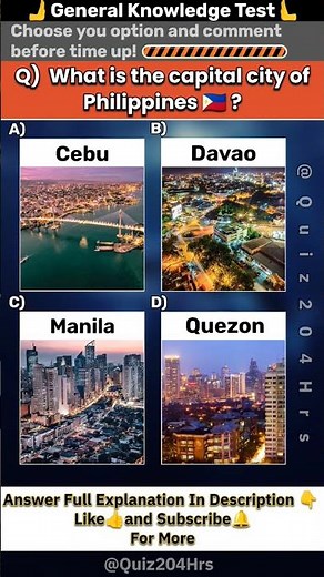What is the capital city of Philippines?