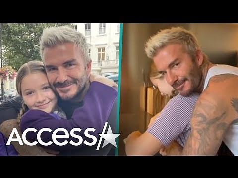 David Beckham Begs Daughter Harper Not To Go Back To School