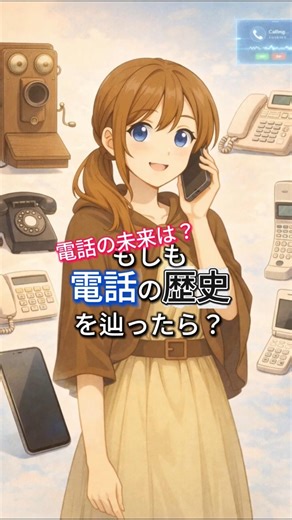 もしも電話の歴史を辿ったら？