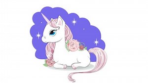 clip-1056264449-magic-white-unicorn-animation-pink-mane-tail