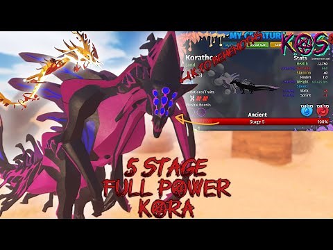 5 stage kora | full power | best behemoth | Creatures of Sonaria