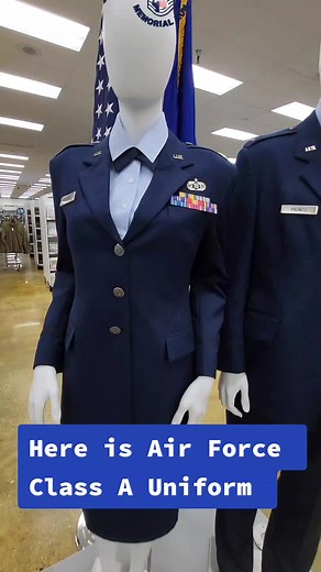 US Air Force Class B Uniform Close-Up Look