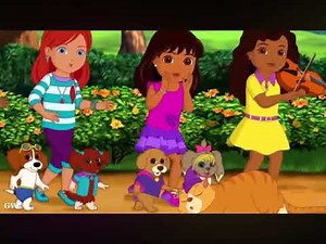 Dancing 💃 🕺 in a kitty 🐈‍⬛ 🐱 cat 🐈 🐱 🐈‍⬛ on Dora the explorer 🧭