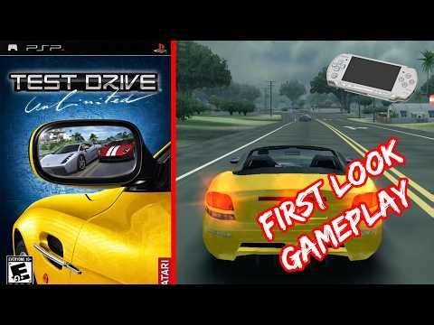 Test Drive Unlimited – PSP Gameplay