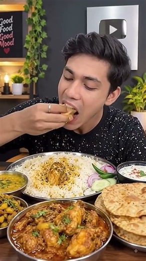 ULTIMATE CHICKEN BIRYANI MUKBANG 😍🔥 | Chicken Curry + Roti + Rice Eating Show | Desi Food Mukbang