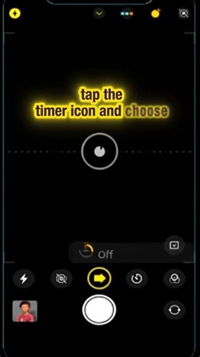 How to Set a Timer on iPhone Camera ⏱️📸#iPhone#iPhoneTips#iPhoneCamera#AppleTips#TechShorts#Shorts