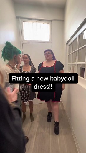 Fitting a New Babydoll Dress - Try-On and Alterations