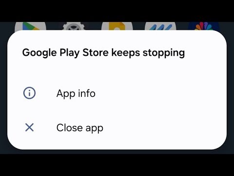 How to fix Google play store keeps stopping problem on Android phone 2026