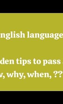 B1 English language Golden Tips