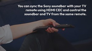 How To Sync a Sony Sound Bar With TV Remote