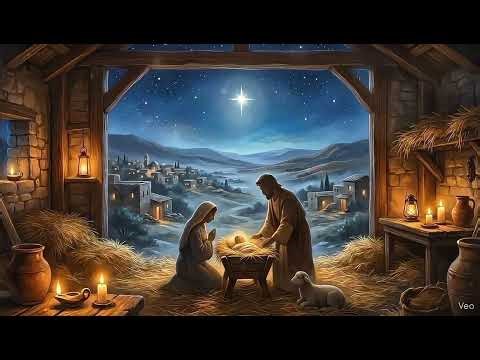 Christmas Piano Hymns 🎄 Nativity Scene | Peaceful Instrumental Worship (3 Hours)