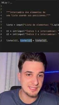 ⚡ Intercambia dos posiciones como un PRO — y en 2 líneas #Python