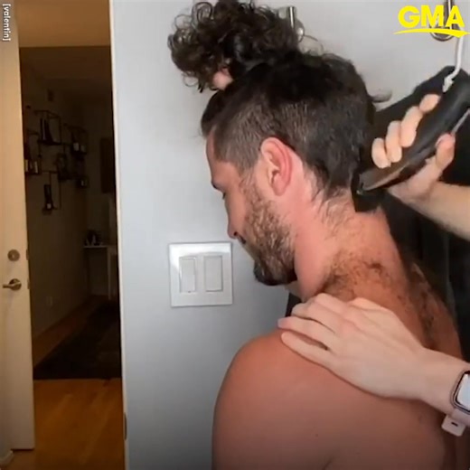 'Dancing With the Stars' Jenna Johnson gives husband Val Chmerkovskiy home haircut | Ballroom Legacy