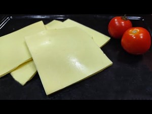 Homemade Cheese Slice Recipe | Homemade Sheet Cheese | How to Make Cheese Slices at Home
