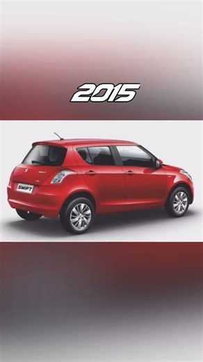 Evolution of Maruti Suzuki Swift (2011~2025) #shorts