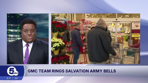 Good Morning Cleveland team rings Salvation Army bells