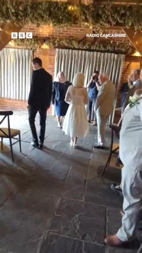 Congratulations to BBC Radio Lancashire listener Sarah, who walked the aisle to the BBC Philharmonic Choir version of Bobby Ball's song Together We'll Be Okay - a station anthem! Listen on BBC Sounds. | BBC Lancashire