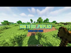 How to Use Replace Command in WorldEdit #viral #minecraft #minecraftbuilding