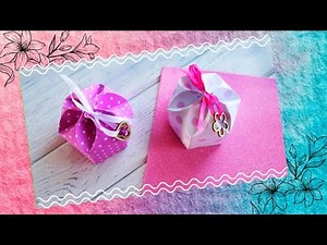 Diy gift box🎁How to make gift box🎁Cardboard gift box🎁Easy craft