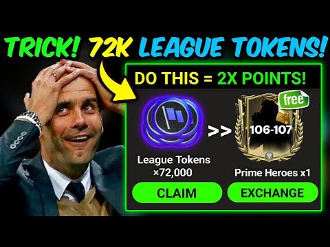 How to Get 72K League Tokens in FC Mobile - TRICK to 2X League Tokens | Believers Hub