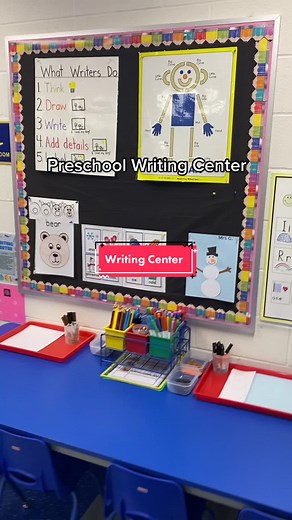 It’s important to change up the writing center and add different crafts to get students interested in this center. #writingcenter #cutandglue #trace #draw #write #preschoolvibes #makelearningfun #preschoolactivities #preschoolteacher #preschool #kindergartenteacher #kinder #kindergarten #teacher #homeschool #homeschoolmom #homeschoolactivities #preschoolhomeschool #momsoftiktok #teachersoftiktok #momtok #teach #teacherentrepreneurs #preschoolparents