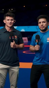 We’re running it back tonight in a rematch from the Paris Olympic finals with Kiyooka and Amouzad. Drop a 🇮🇷 flag below if you think Rahman gets revenge, and drop a 🇯🇵 flag if you think Kiyooka will win again. | United World Wrestling