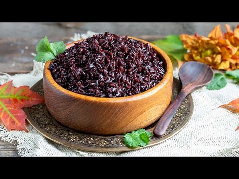 Instant Pot Black Rice (Forbidden Rice) Pilaf in 30 minutes