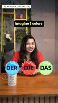 Speak German in 30 Days – Day 12: Definite Articles (der, die, das)