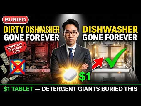 Your Dishwasher Is LYING to You — This $1 Tablet Cleans Every Dish 10x Better FOREVER