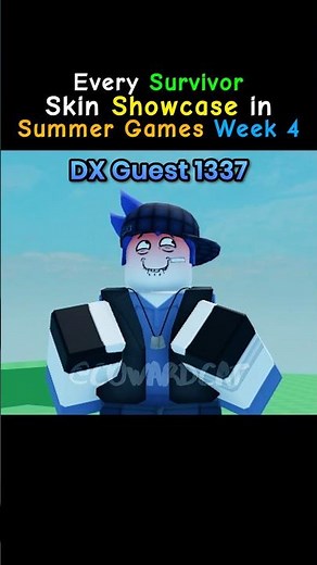 EVERY SURVIVOR SKIN SHOWCASE IN SUMMER GAMES WEEK 4 | Forsaken