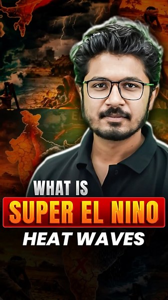 Why is India so hot right now ⁉️ Super El Nino | Causes of heatwave in india ✅ #elnino #india #pw