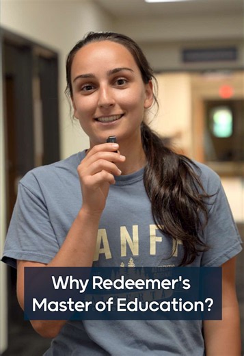 With the inaugural Master of Education Residency in full swing, the first-ever graduate cohort shares what inspired them to choose Redeemer University for their graduate studies in education. 🎓