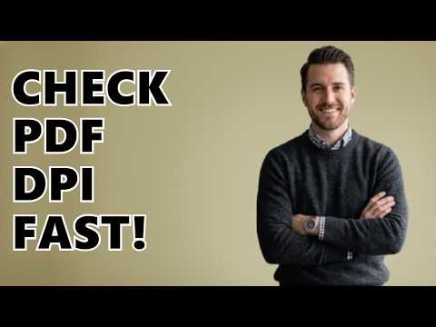 How to Check DPI of a PDF File?