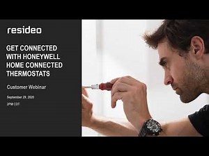 Get Connected with Honeywell Home Connected Thermostats