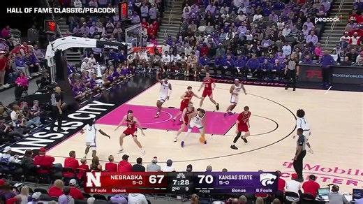 Haggerty HAVE A NIGHT 👏👏 PJ Haggerty Highlights vs. Nebraska 🎬 #Big12MBB | K-State Men's Basketball | Big 12 Conference