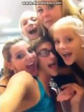 Maddie, Paige, Elissa, Brandon, and Ryleigh at dance