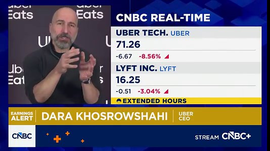Uber CEO Dara Khosrowshahi on Q4 results: All metrics of the business continue to be very strong