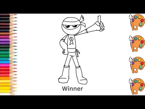 Winner - Sketch Art and Paint | Step by step tutorial | Pencil to Palette
