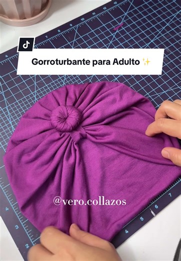 El más pedido, el gorro turbante para adulto 🤗✨ #turbante #turbantestyle #gorroturbante #fyp #turbanhat #comohacermoños