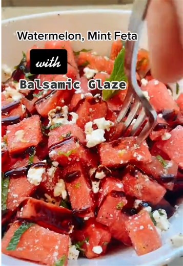 Delicious watermelon salad recipe