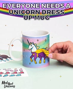 49K views · 130 reactions | OMG!! The Unicorn 'Dress Up' Mug has arrived!! 濾  bit.ly/UnicornDressUpMug | Mad About Unicorns | Facebook