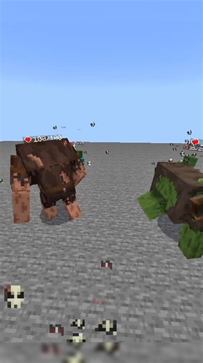 Mutant Zombie Villager Vs Mutant Villager - Minecraft Bedrock Mob Battles