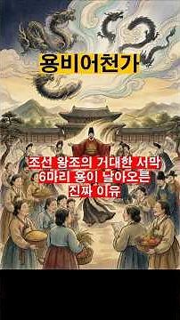 용비어천가 - 조선 왕조의 거대한 서막, 6마리 용이 날아오른 진짜 이유