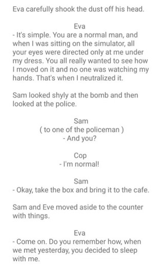 I am looking a literary. Page 64 #fantasy #robot #script #sciencefiction #eve's_solutions