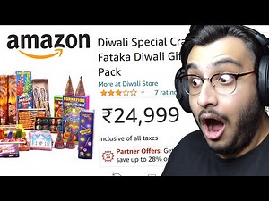I BOUGHT DIWALI CRACKERS FROM AMAZON