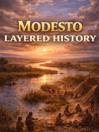 MODESTO LAYERED HISTORY Opportunity has a history. Did you know about this? Yes or no Hidden California History Real California History Erased Native Voices Indigenous California Truth Mission System Truth Northern Valley Yokuts Central Valley Ranchos #CaliforniaBuriedHistory #HiddenCalifornia #RealCaliforniaHistory #Modesto #CentralValley