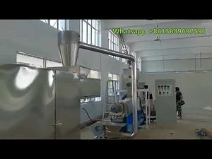 Textured Vegetable Protein Chunks / Flakes / Grains Nuggets Production Machine Line Equipment Plant